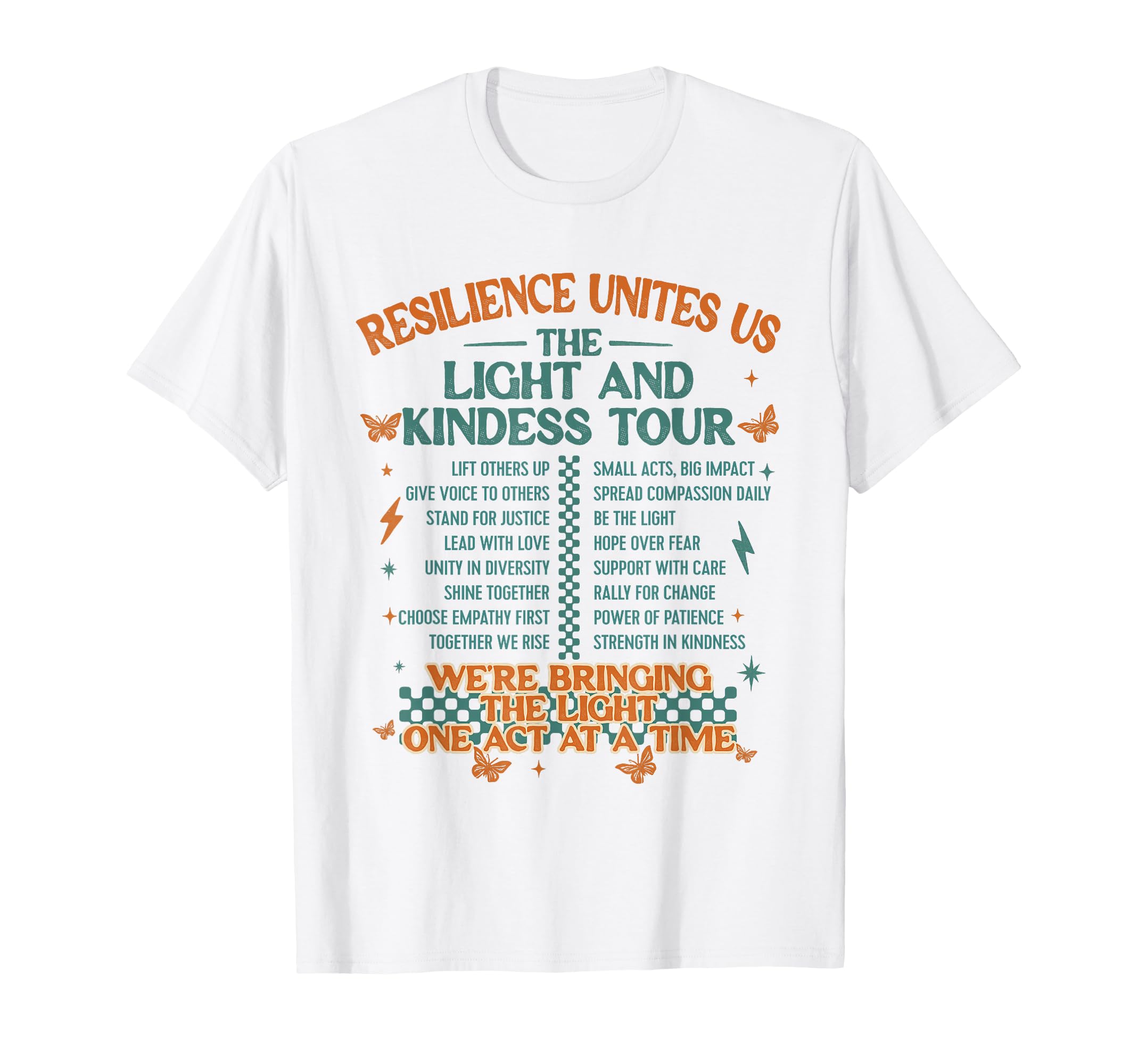 Positive Vibes Chronic Resilience Light T-Shirt - Novelty Apparel Unisex - T-Shirt, Sweatshirt, Hoodie