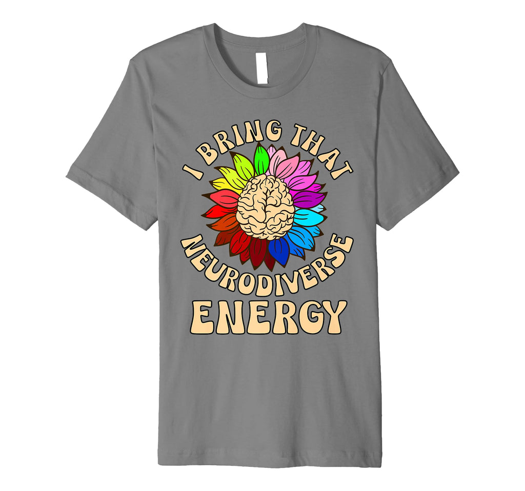 Neurodiverse Energy Brain Spectrum T-Shirt - Custom Art Print for Adults - T-Shirt, Sweatshirt, Hoodie