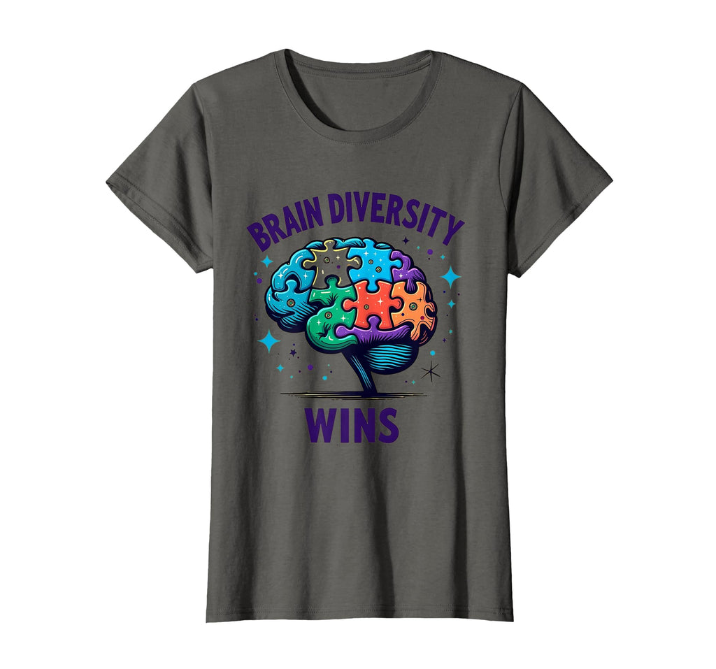 Brain Diversity Wins Celebrate Minds All T-Shirt - Novelty Apparel Unisex - T-Shirt, Sweatshirt, Hoodie