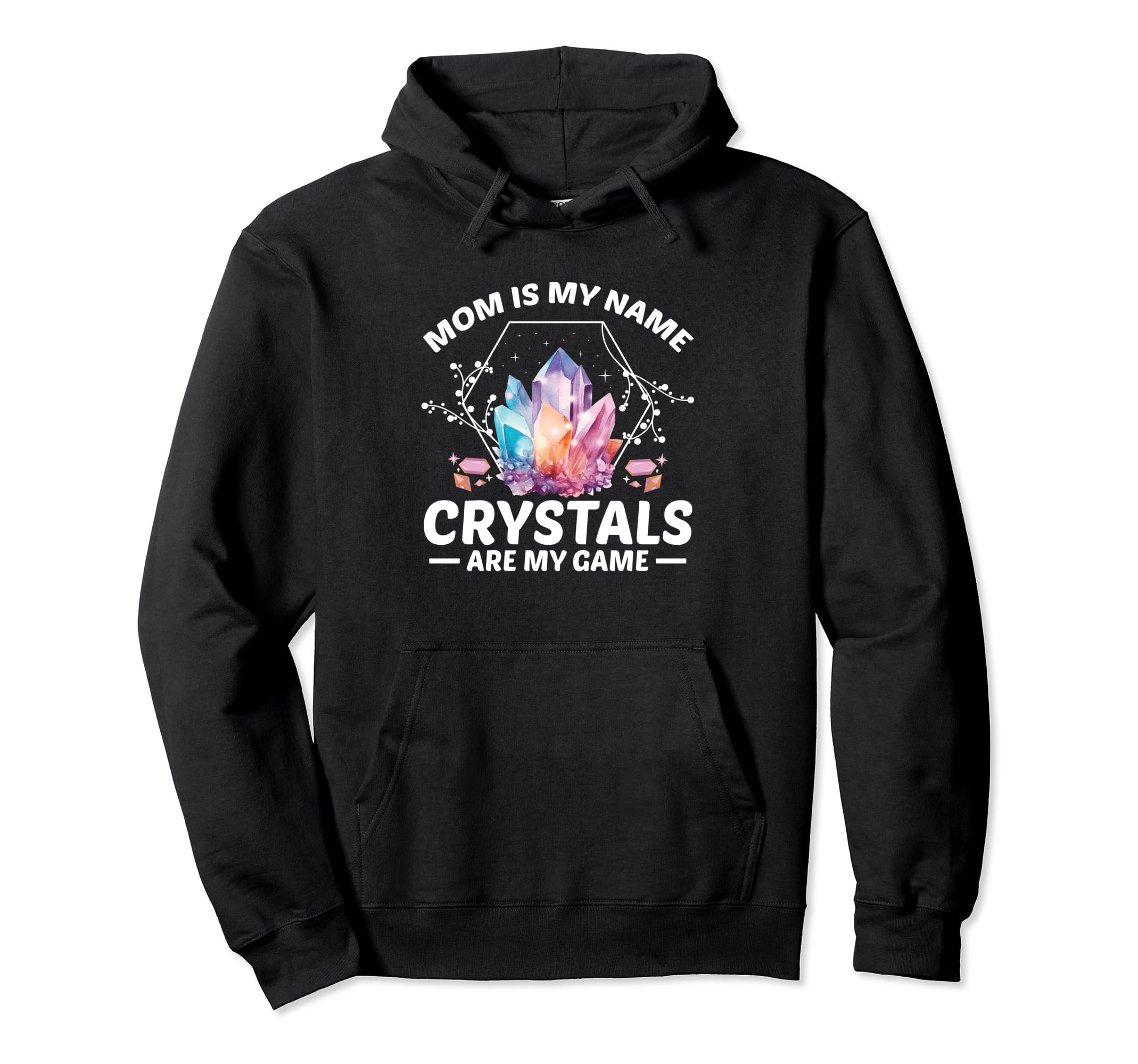 Funny Gemstone Chakra Healer Spiritual Hoodie - Minimalist Print Men Women - T-Shirt, Sweatshirt, Hoodie
