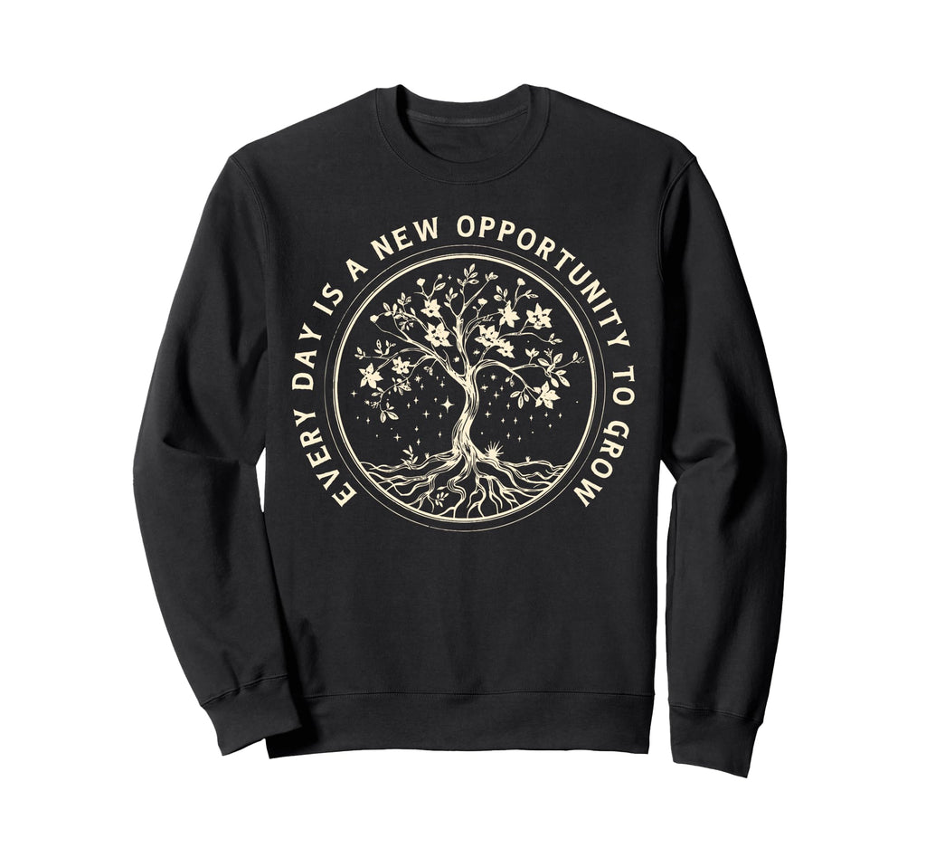 Personal Growth Mindset Tree Life Sweatshirt - Streetwear Style for Adults - T-Shirt, Sweatshirt, Hoodie