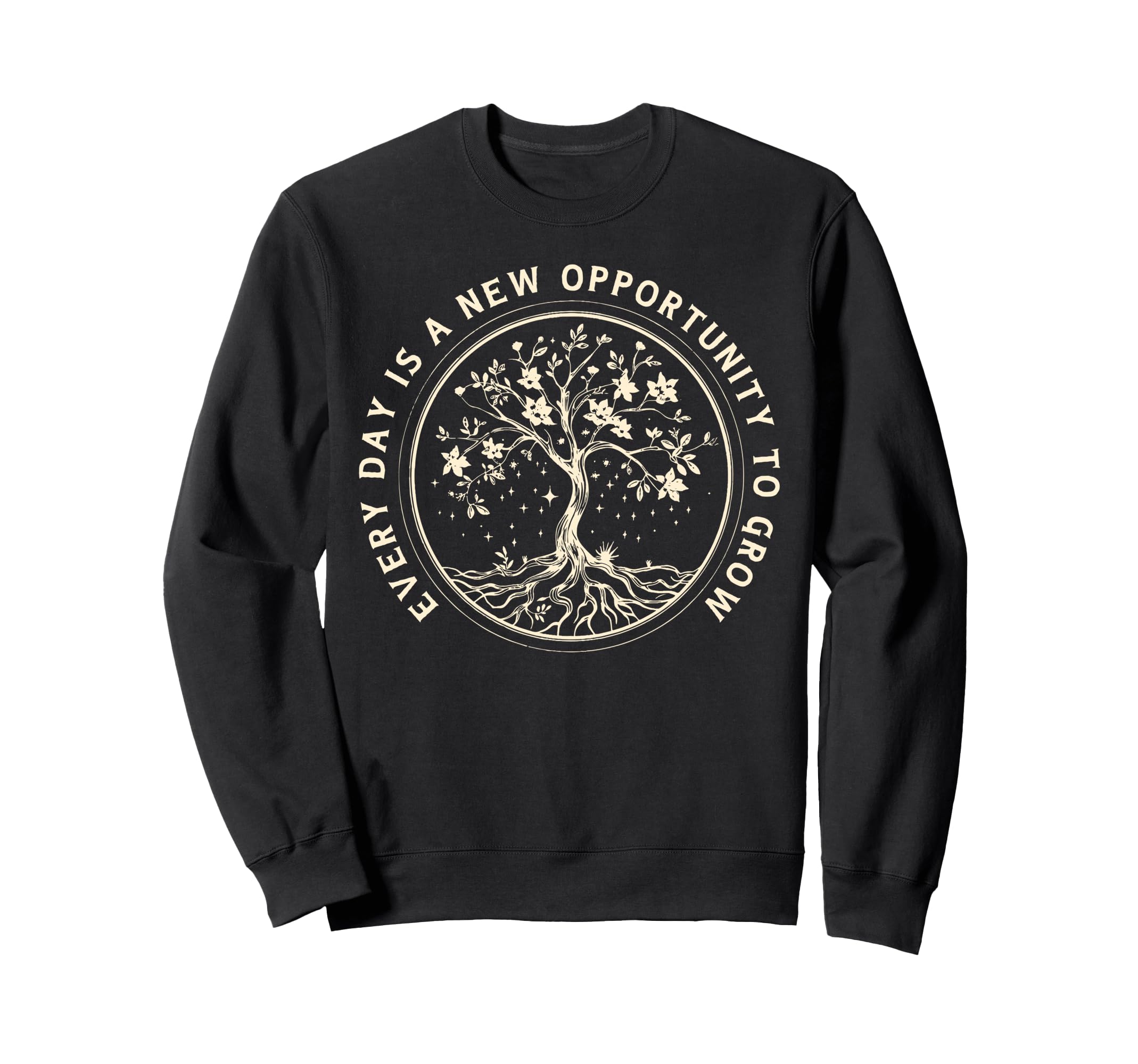 Personal Growth Mindset Tree Life Sweatshirt - Streetwear Style for Adults - T-Shirt, Sweatshirt, Hoodie