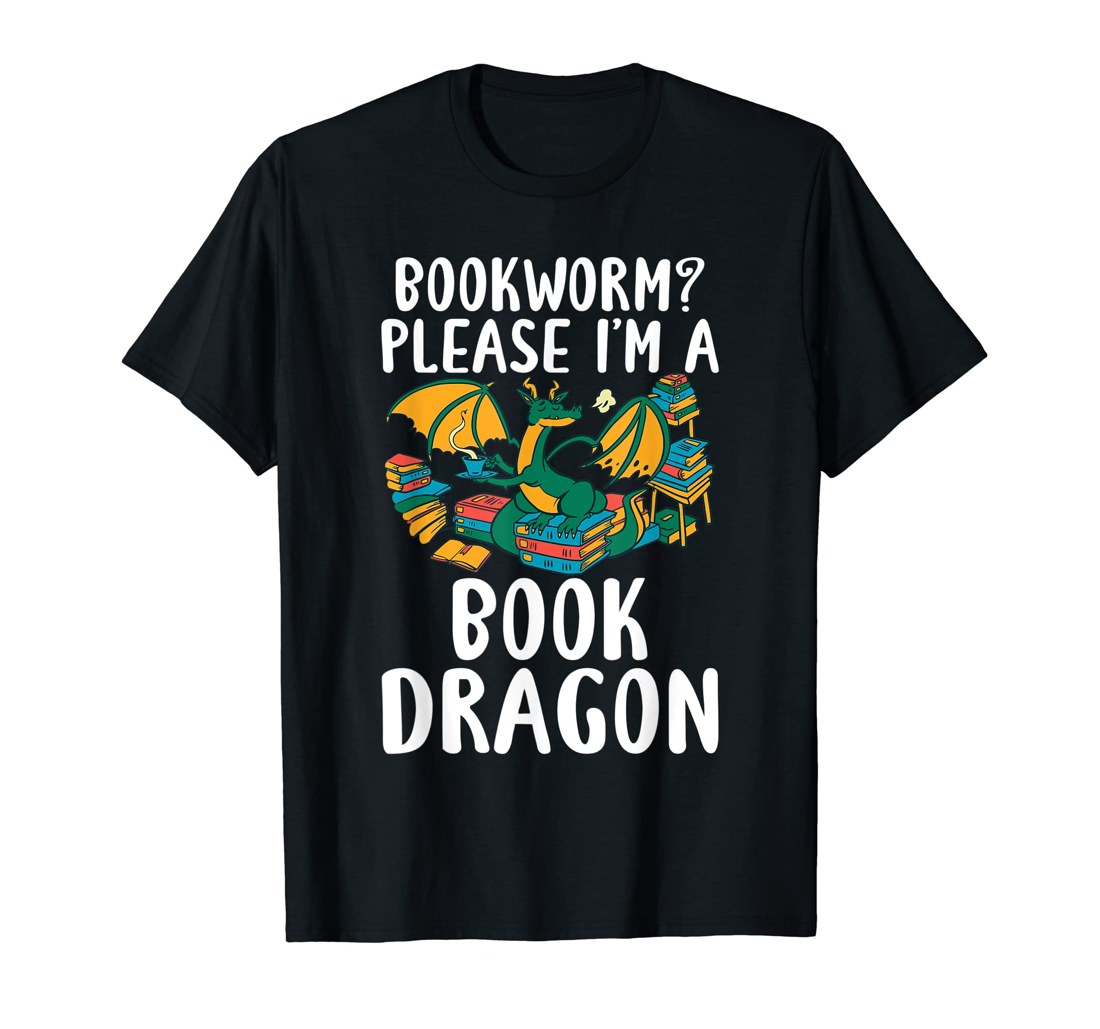 Bookworm Please Im Book Dragon T-Shirt - Aesthetic Graphic Unisex - T-Shirt, Sweatshirt, Hoodie