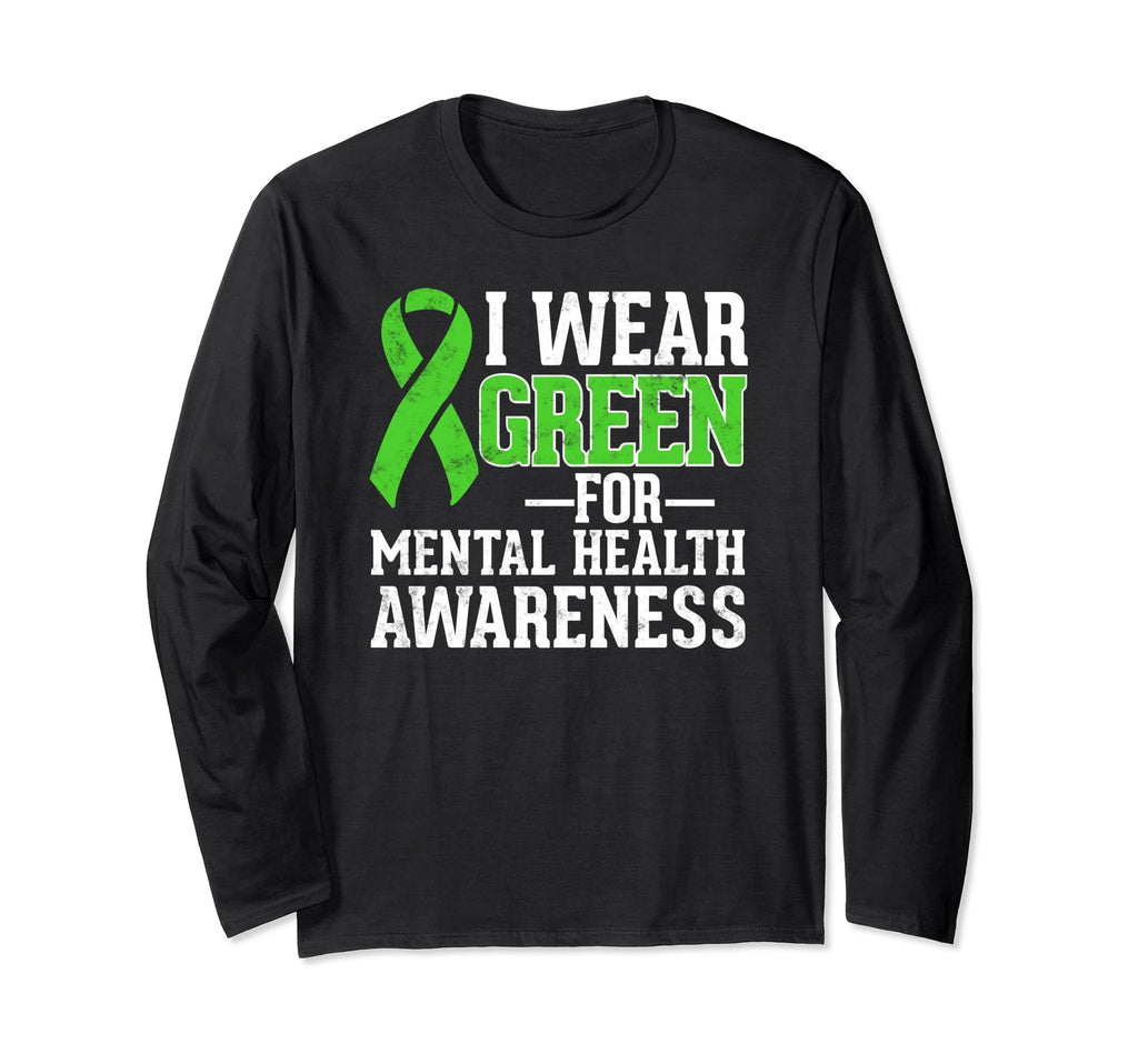 Mental Health Matters Green Sweatshirt - Custom Art Print for Adults - T-Shirt, Sweatshirt, Hoodie