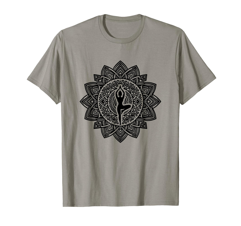 Yoga Harmony Tree Pose Tranquility T-Shirt - Custom Art Print Men Women - T-Shirt, Sweatshirt, Hoodie
