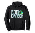 Funny Bookworm Reading Book Dragon 2 Hoodie - Trendy Graphic for Adults - T-Shirt, Sweatshirt, Hoodie