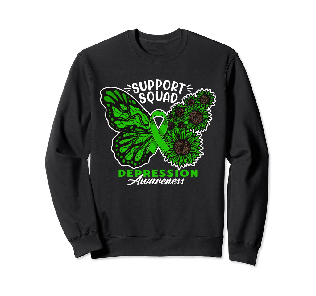 Support Awareness Squad I Mental Sweatshirt - Graphic Print Men Women - T-Shirt, Sweatshirt, Hoodie
