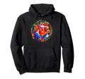 Ganesha Yoga Mandala Meditation Namaste Hoodie - Custom Art Print Unisex - T-Shirt, Sweatshirt, Hoodie