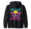 Antisocial Butterfly Gift Sweatshirt - Graphic Print Men Women - T-Shirt, Sweatshirt, Hoodie
