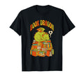 Book Dragon Sleeping Books Fantasy T-Shirt - Minimalist Print for Adults - T-Shirt, Sweatshirt, Hoodie
