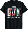 Vintage North America Canada USA Mexico Patriotic Funny T-Shirt Unisex T-shirt, Sweatshirt, Hoodie, Long Sleeve Tee - T-Shirt, Sweatshirt, Hoodie