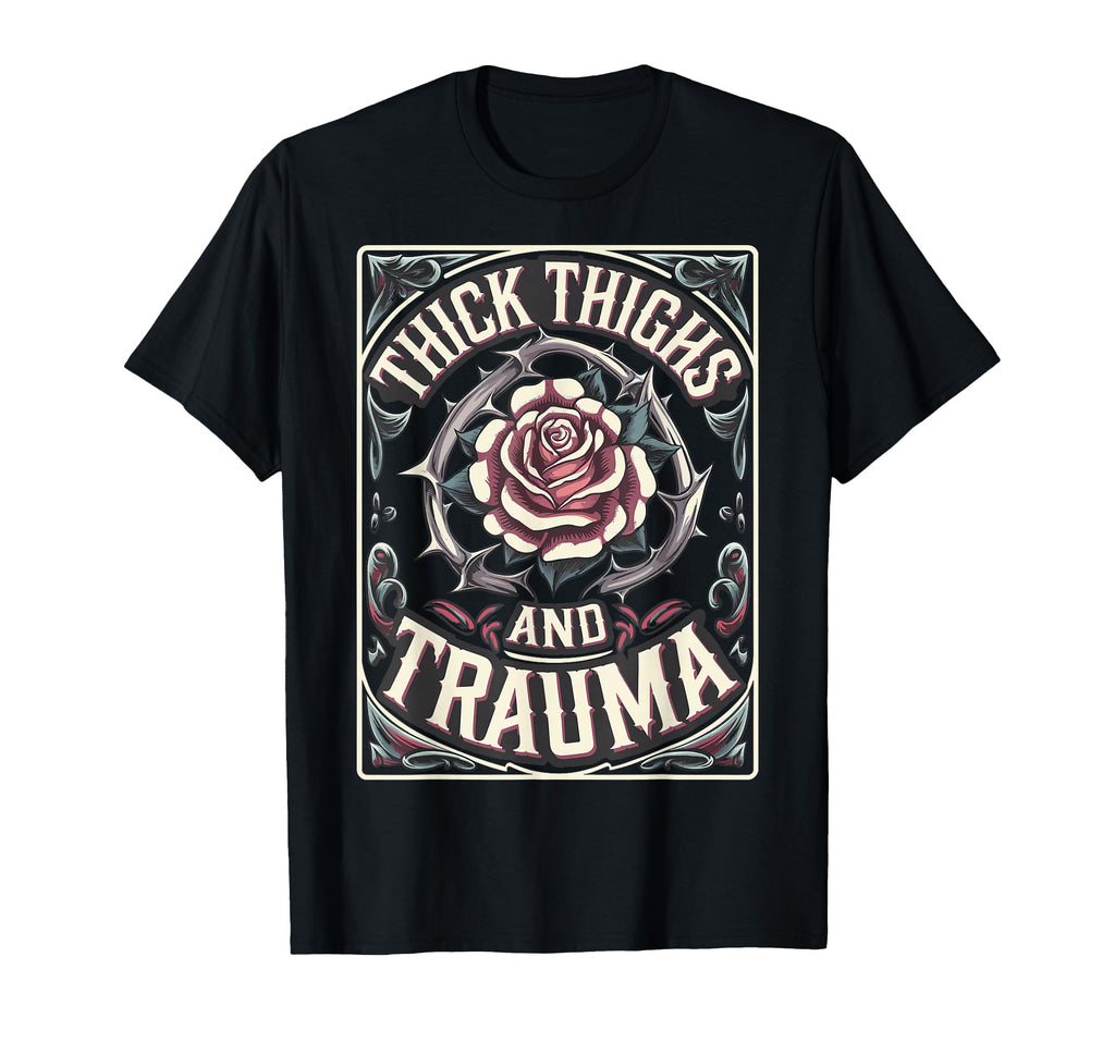 Thick Thighs Body Positivity Self Sweatshirt - Unique Graphic Unisex - T-Shirt, Sweatshirt, Hoodie