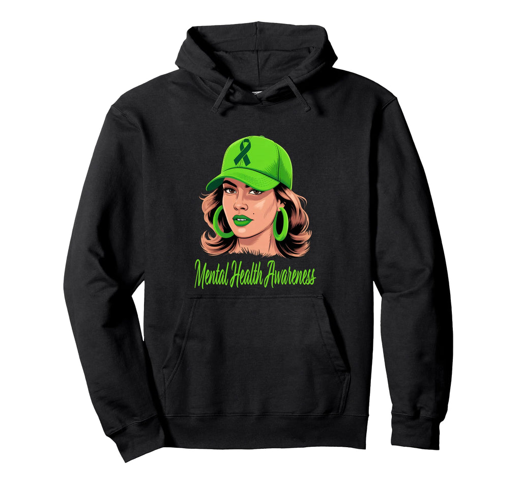 Mental Health Awareness Hoodie - Streetwear Style Men Women - T-Shirt, Sweatshirt, Hoodie