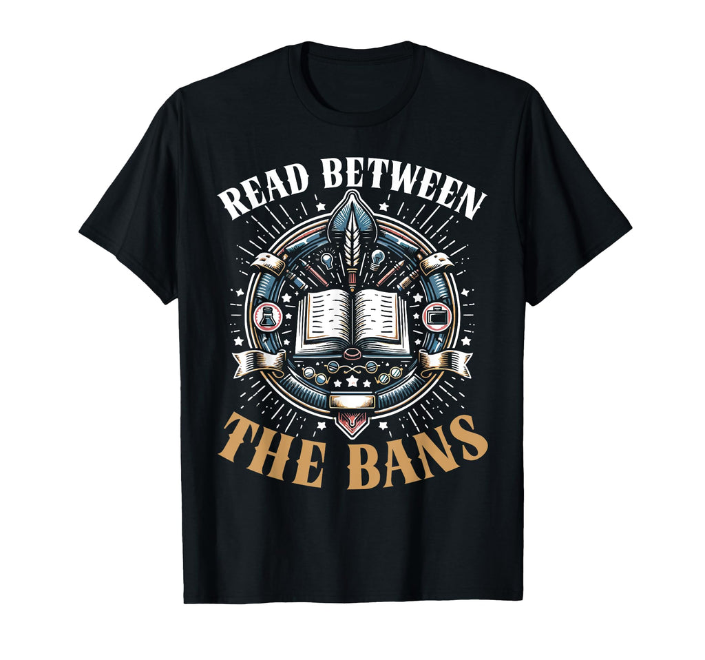 Read Banned Books Bookworm Book Lover T-Shirt - Novelty Apparel for Adults - T-Shirt, Sweatshirt, Hoodie