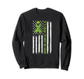 Its Okay To Not Be Okay Us Flag Sweatshirt - Casual Everyday Wear Unisex - T-Shirt, Sweatshirt, Hoodie