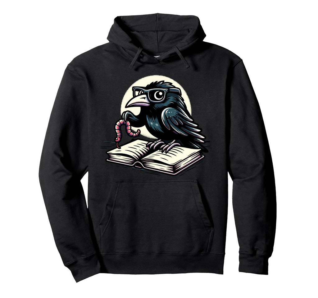Edgar Allan Poe Raven Gothic Literature Hoodie - Novelty Apparel Unisex - T-Shirt, Sweatshirt, Hoodie