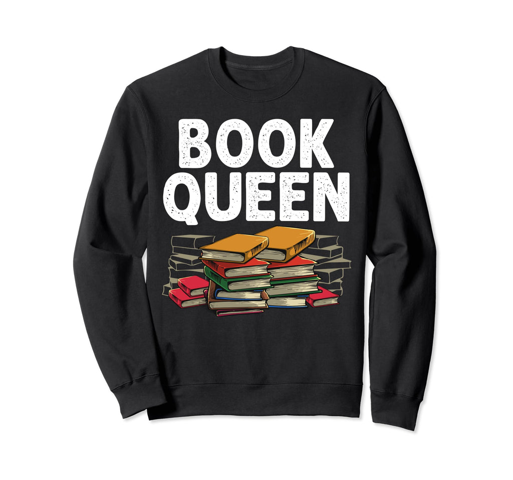 Funny Bookworm Art Aunt Book Sweatshirt - Casual Everyday Wear Men Women - T-Shirt, Sweatshirt, Hoodie
