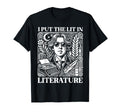 I Put Lit Literature Oscar Wilde T-Shirt - Minimalist Print for Adults - T-Shirt, Sweatshirt, Hoodie