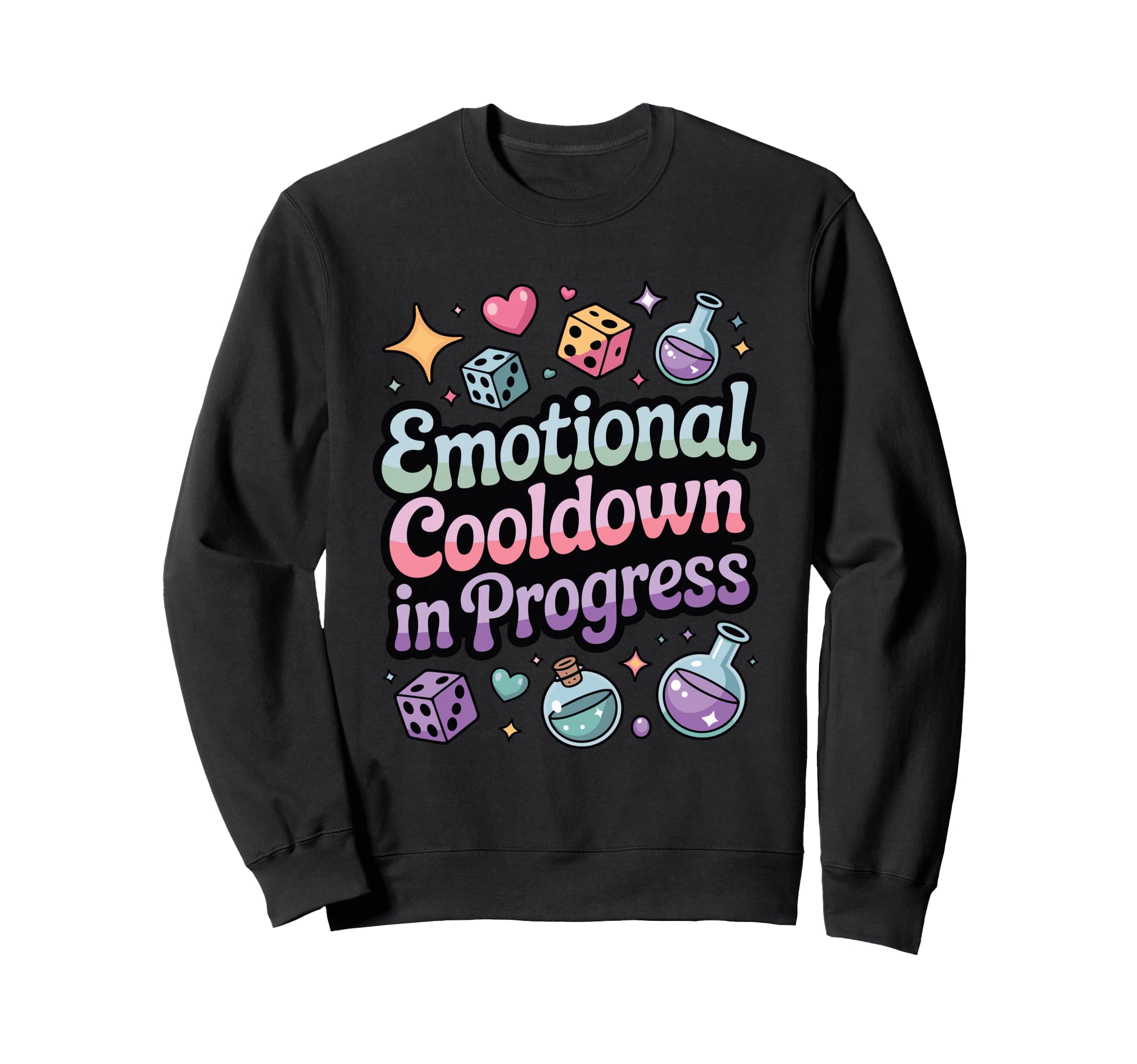 Emotional Cooldown Progress Funny Sweatshirt - Unique Graphic for Adults - T-Shirt, Sweatshirt, Hoodie