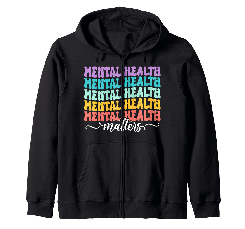 Mental Health Matters Mind Thoughts T-Shirt - Unique Graphic Men Women - T-Shirt, Sweatshirt, Hoodie