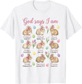 Bible Verse Easter Bunny Rabbit Unisex T-shirt, Sweatshirt, Hoodie, Long Sleeve Tee - T-Shirt, Sweatshirt, Hoodie