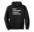 Simple Adhd Attention Deficit Hoodie - Streetwear Style for Adults - T-Shirt, Sweatshirt, Hoodie