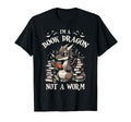 Reading Book Dragon Not Worm T-Shirt - Casual Everyday Wear for Adults - T-Shirt, Sweatshirt, Hoodie