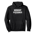 Midnight Overthinker Bedtime Sleep Hoodie - Novelty Apparel for Adults - T-Shirt, Sweatshirt, Hoodie