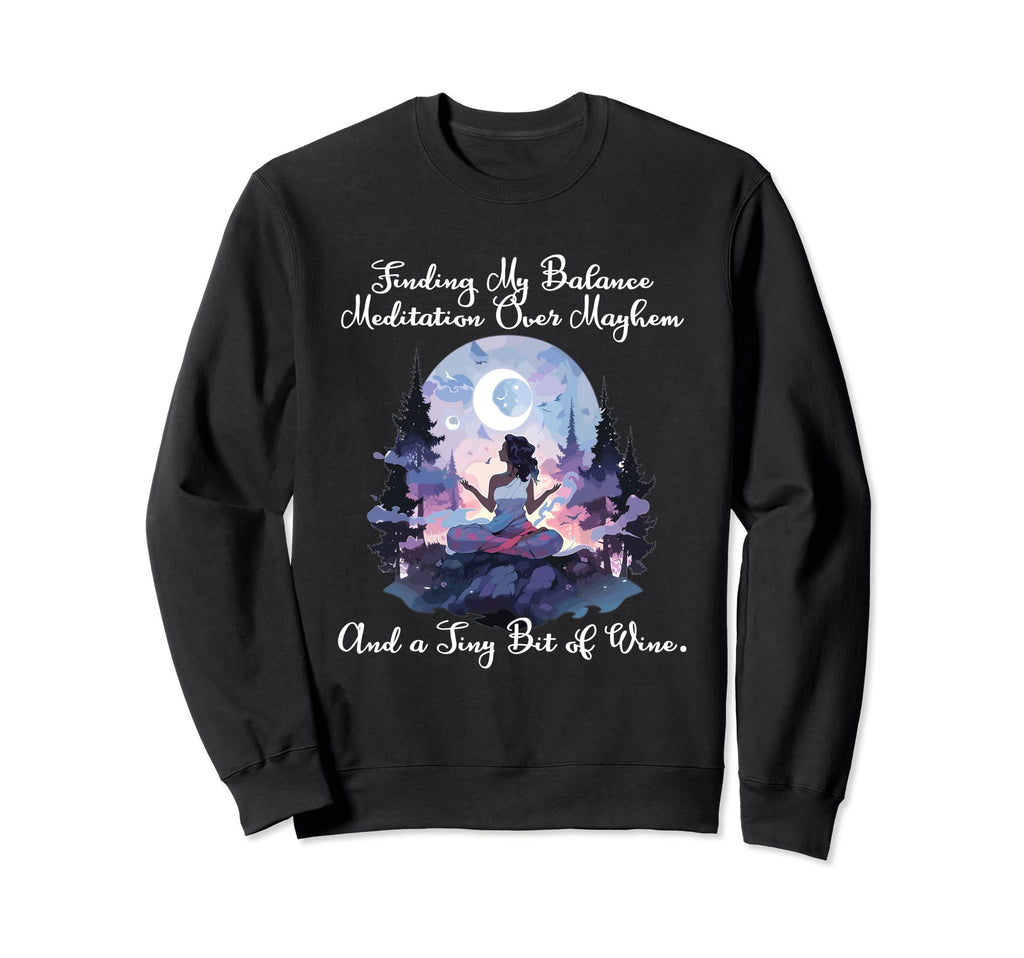 Finding My Balance Meditation Sweatshirt - Custom Art Print for Adults - T-Shirt, Sweatshirt, Hoodie