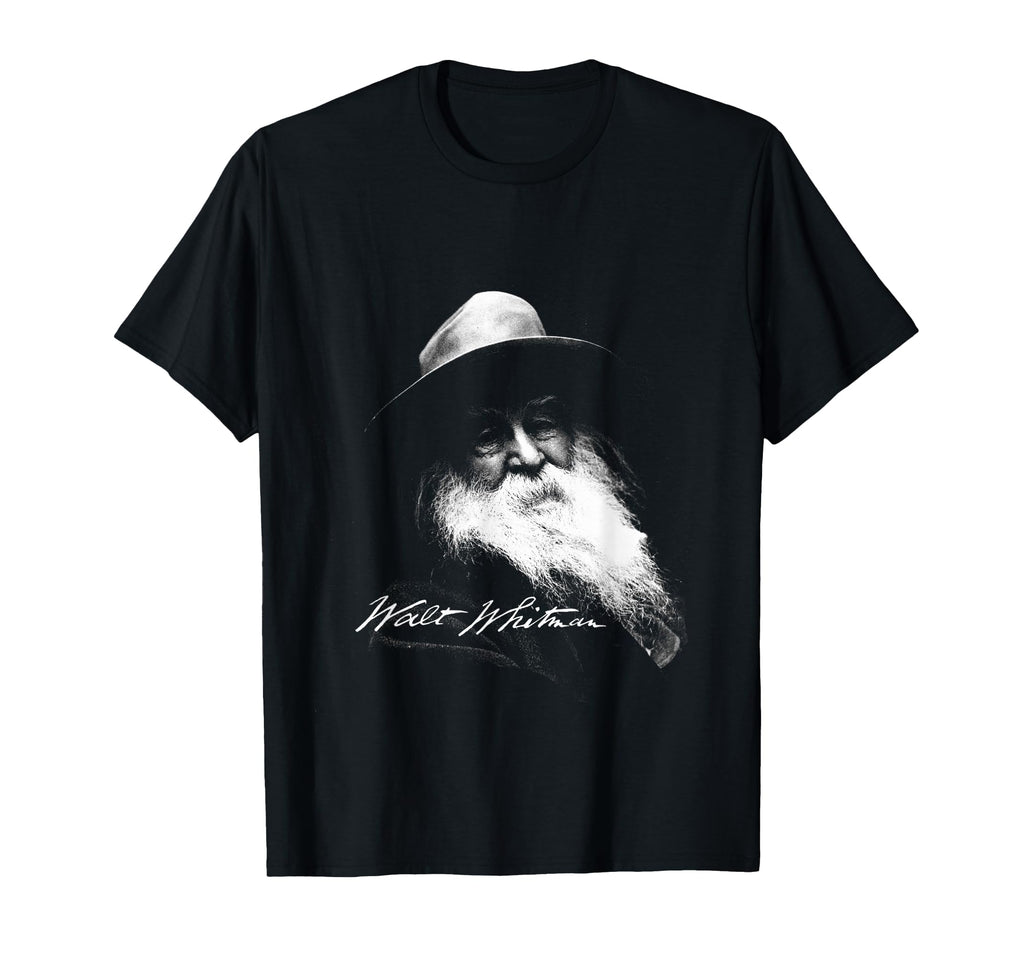 Walt Whitman Literature Author Reading T-Shirt - Streetwear Style Men Women - T-Shirt, Sweatshirt, Hoodie