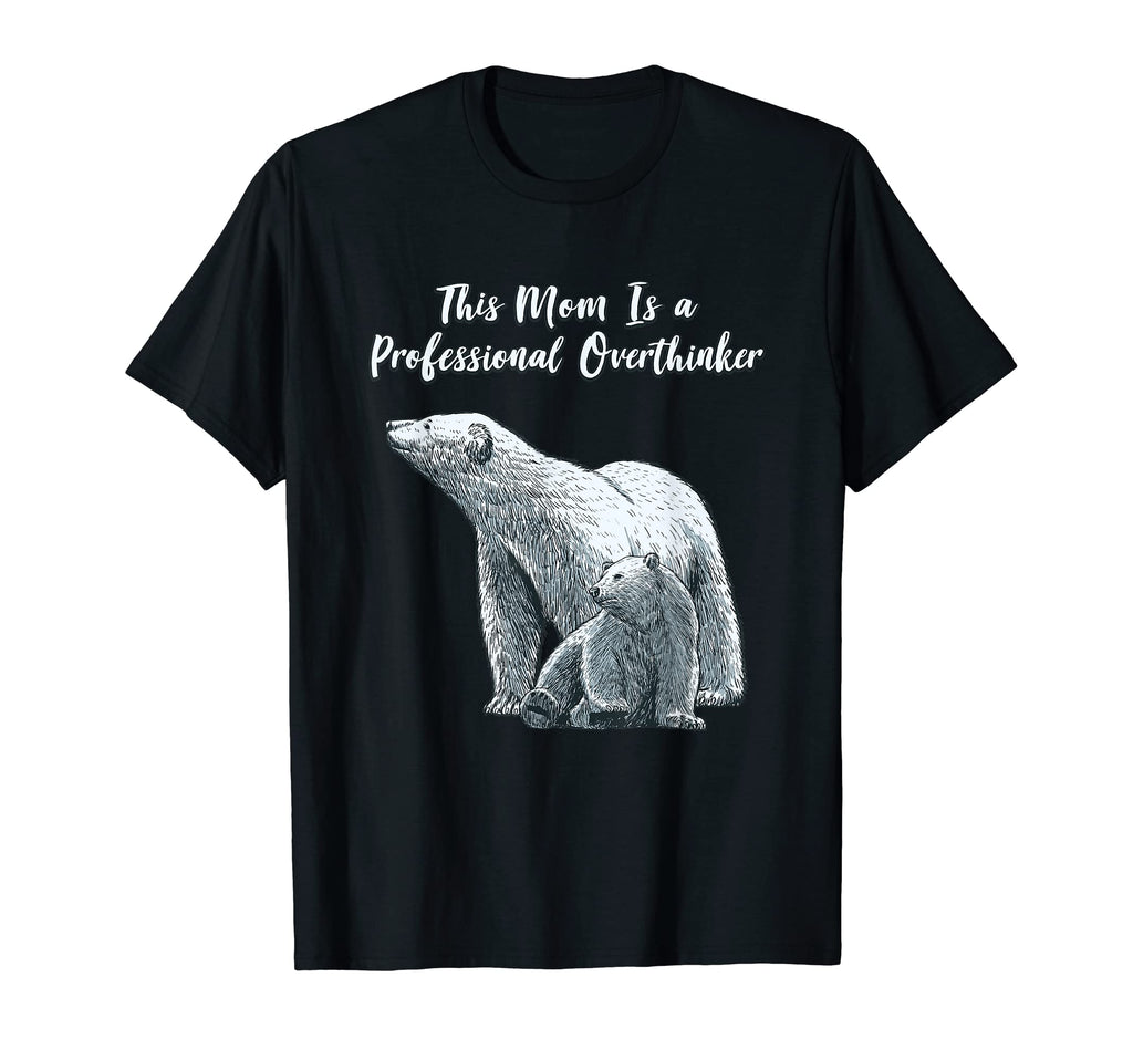 Professional Overthinker Mom Hobby T-Shirt - Minimalist Print Men Women - T-Shirt, Sweatshirt, Hoodie