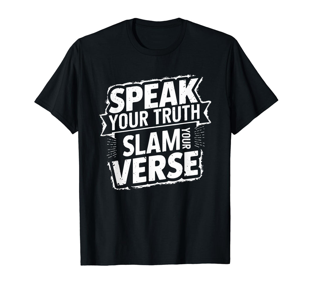 Poetry Slam Writer Poet Literature T-Shirt - Fun Novelty Design for Adults - T-Shirt, Sweatshirt, Hoodie