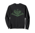 Floral Flower Book Reading Sweatshirt - Streetwear Style Men Women - T-Shirt, Sweatshirt, Hoodie