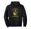 Hold Partner Im Overstimulated Funny Hoodie - Graphic Print Men Women - T-Shirt, Sweatshirt, Hoodie