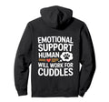 Emotional Support Human Do Not Pet Sweatshirt - Aesthetic Graphic Unisex - T-Shirt, Sweatshirt, Hoodie