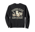 Coffee Cats And Book Reader Book Sweatshirt - Streetwear Style Unisex - T-Shirt, Sweatshirt, Hoodie