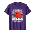 Female Eclectus Parrot Emotional Support T-Shirt - Graphic Print Men Women - T-Shirt, Sweatshirt, Hoodie