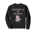 Anti Social Butterfly Introvert Sweatshirt - Streetwear Style Men Women - T-Shirt, Sweatshirt, Hoodie