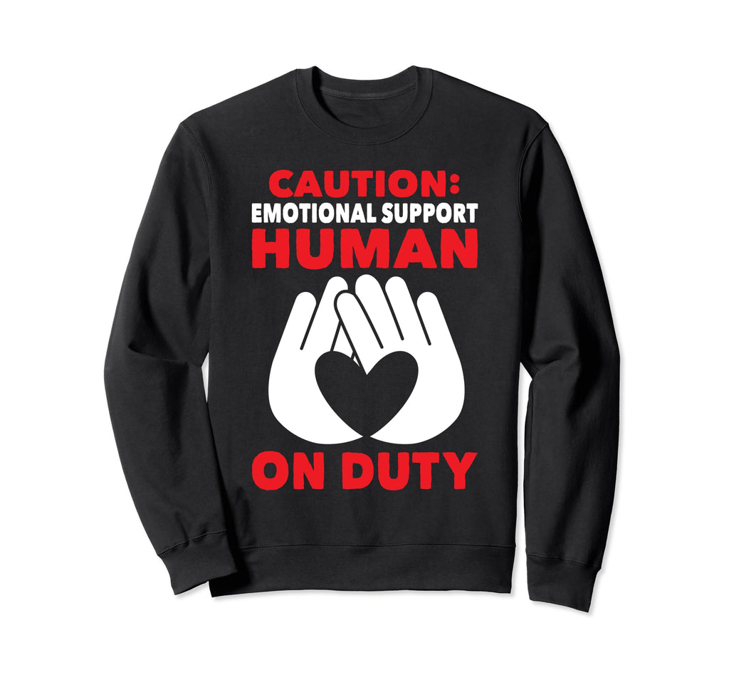 Emotional Support Coworker Human Sweatshirt - Aesthetic Graphic Men Women - T-Shirt, Sweatshirt, Hoodie
