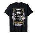 Reader Tarot Card Skeleton Funny Book T-Shirt - Graphic Print Men Women - T-Shirt, Sweatshirt, Hoodie