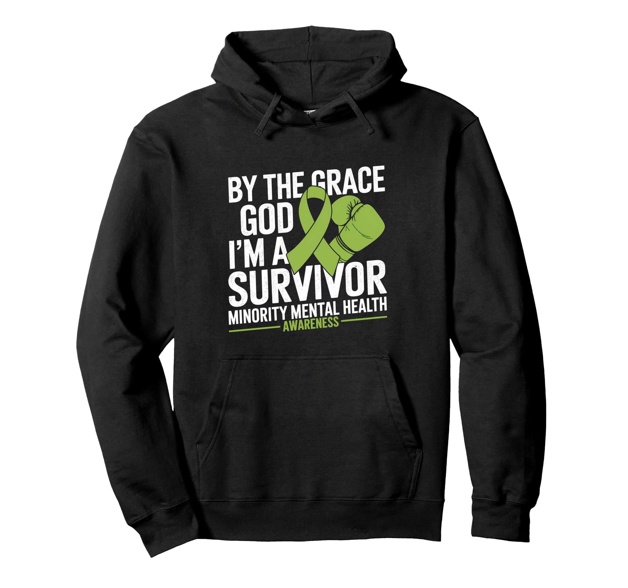 Im Survivor Boxing Glove Minority Hoodie - Casual Everyday Wear for Adults - T-Shirt, Sweatshirt, Hoodie