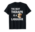 Best Therapy Is Labrador Dog Lab T-Shirt - Minimalist Print for Adults - T-Shirt, Sweatshirt, Hoodie