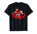 Bookaholic Librarian Reading Octopus T-Shirt - Unique Graphic for Adults - T-Shirt, Sweatshirt, Hoodie
