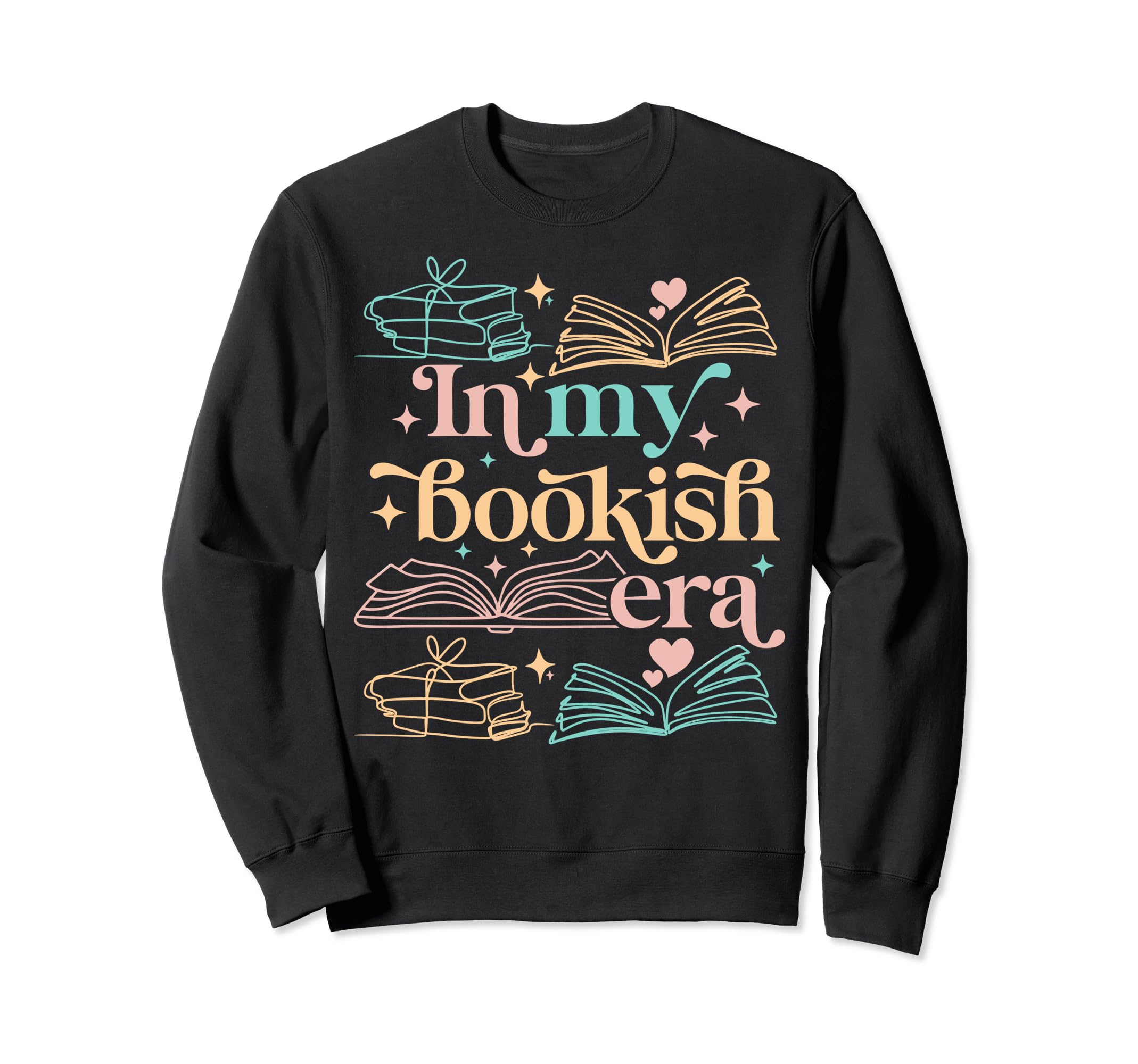 My Bookish Era Book Lover Sweatshirt - Unique Graphic Unisex - T-Shirt, Sweatshirt, Hoodie