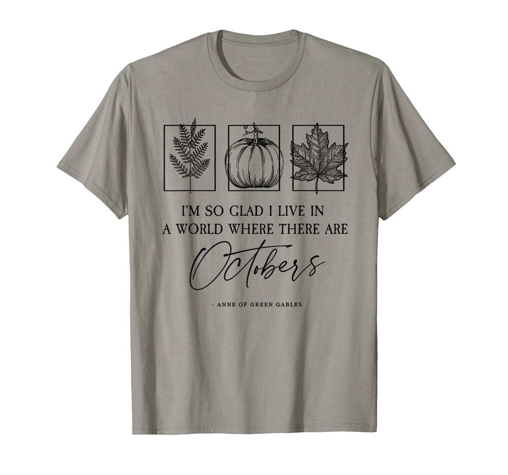 L M Montgomery Famous About Octobers T-Shirt - Unique Graphic Men Women - T-Shirt, Sweatshirt, Hoodie