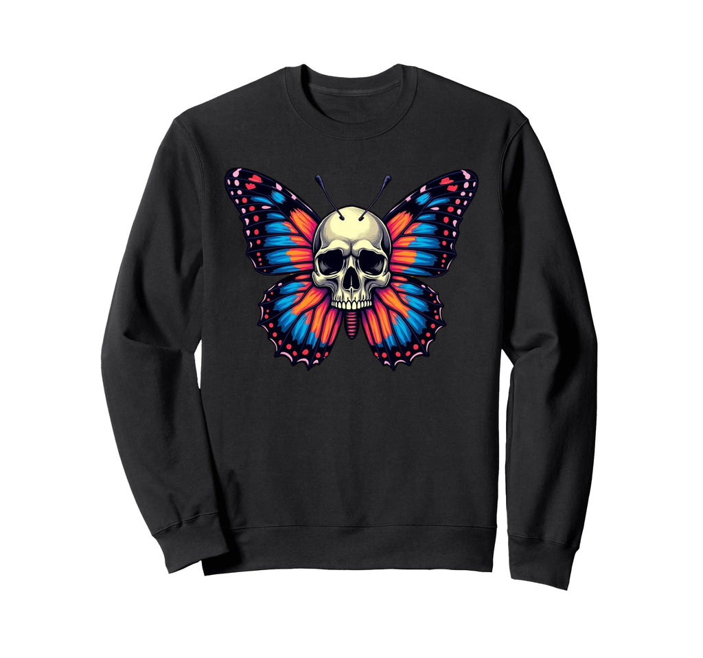 Antisocial Butterfly Funny Death Sweatshirt - Aesthetic Graphic for Adults - T-Shirt, Sweatshirt, Hoodie