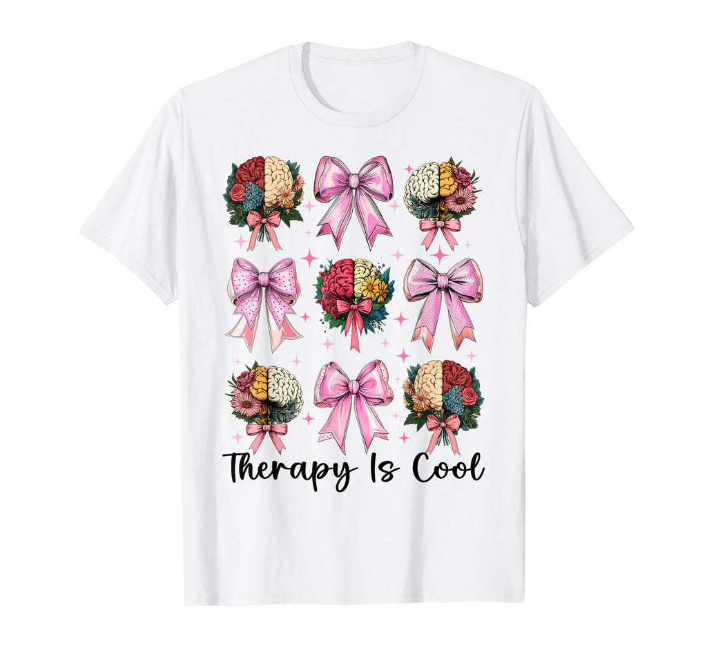 Therapy Is Mental Health Therapist T-Shirt - Fun Novelty Design for Adults - T-Shirt, Sweatshirt, Hoodie