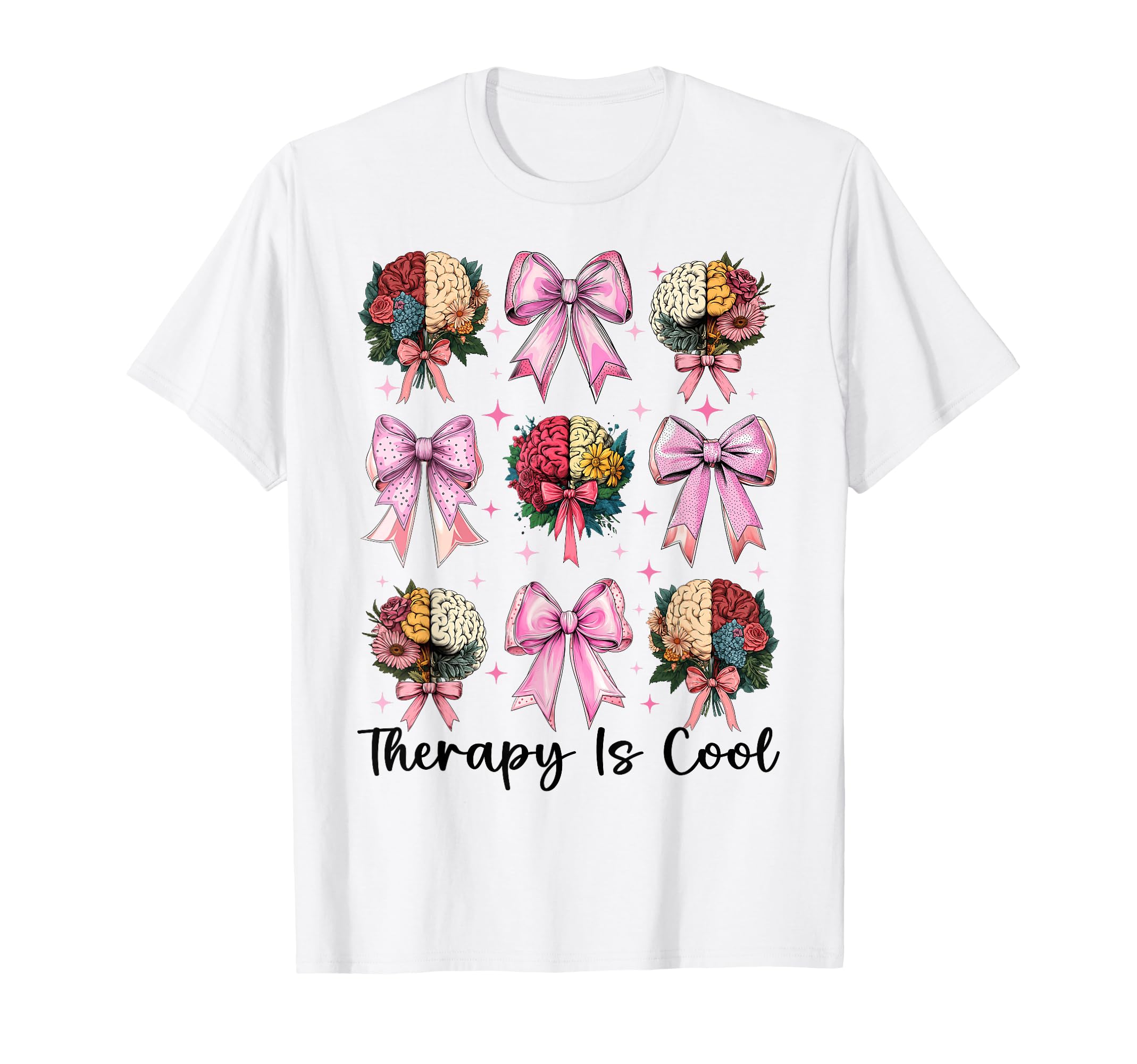Therapy Is Mental Health Therapist T-Shirt - Fun Novelty Design for Adults - T-Shirt, Sweatshirt, Hoodie