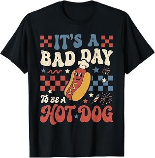 Its A Bad Day to Be A Hot Dog Funny 4th of July Men Women T-Shirt Unisex T-shirt, Sweatshirt, Hoodie, Long Sleeve Tee - T-Shirt, Sweatshirt, Hoodie