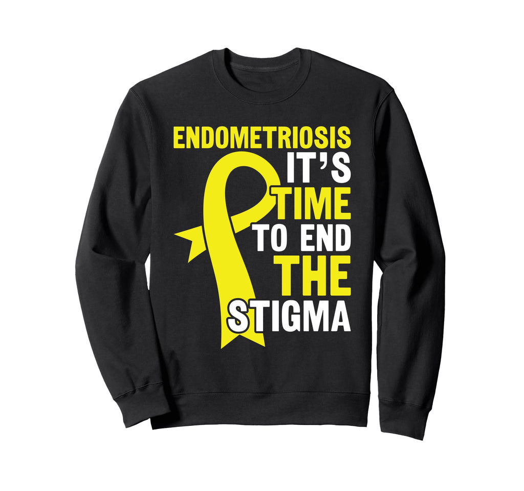 Time To End Stigma Endometriosis Sweatshirt - Unique Graphic for Adults - T-Shirt, Sweatshirt, Hoodie